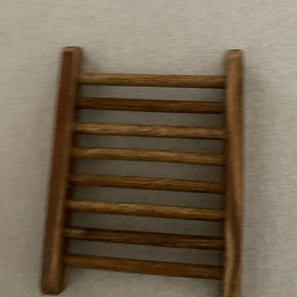 Wooden soap tray